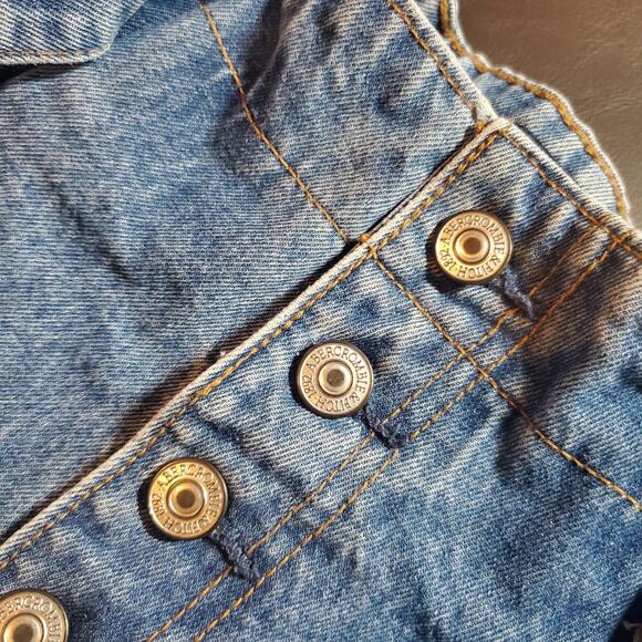 Abercrombie & Fitch Natural Rise Short Women's Size 29 / 8 Button Fly with Belt - Picture 15 of 15